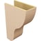 Ekena Millwork 9"W x 18"D x 27"H Classic Greensboro Rough Cedar Woodgrain TimberThane Corbel, Primed Tan CORUR09X18X27GRNRCPR - alternate 6